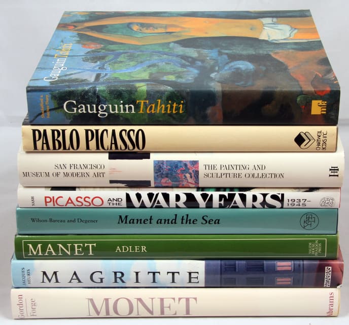 Art Coffee Table Books Set Of 8, Best Picasso Coffee Table Book
