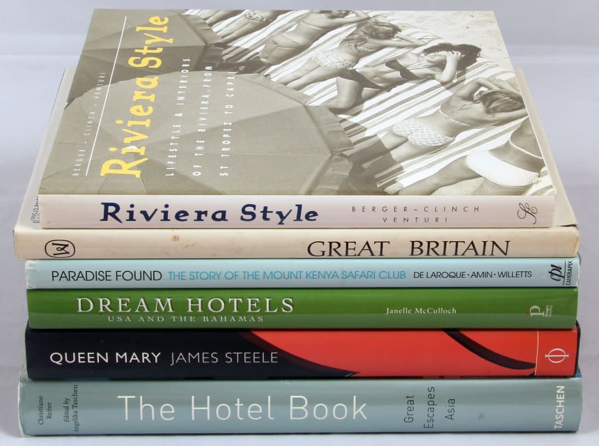 Travel, Coffee Table Books, Set of 6